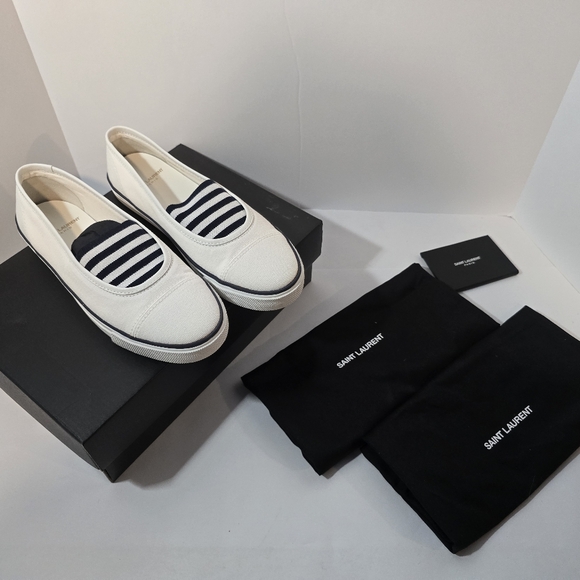 Saint Laurent White Sneakers - Picture 1 of 12